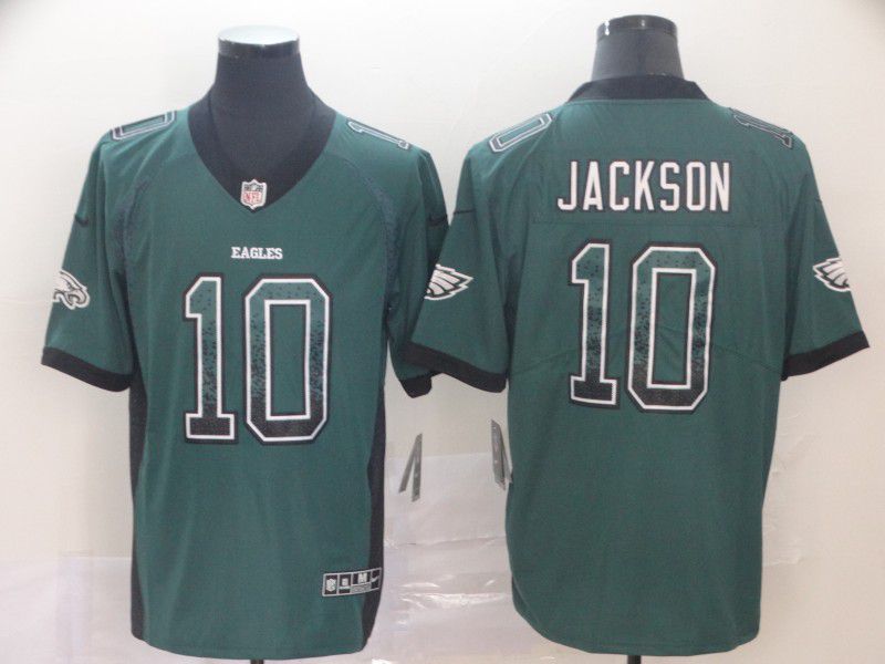 Men Philadelphia Eagles #10 Jackson Green Nike Drift Fashion  Color Rush Limited Jersey